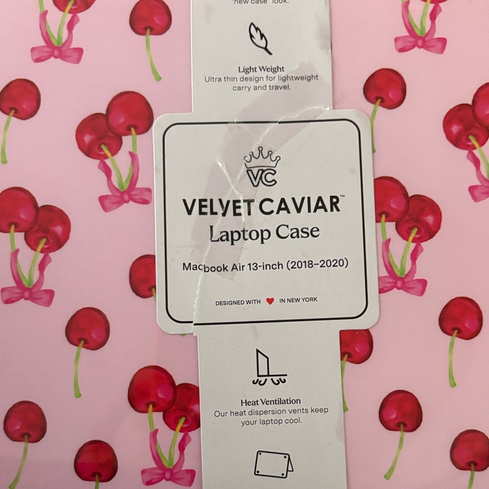 Velvet Caviar Cherry Blossom Pink Laptop Case